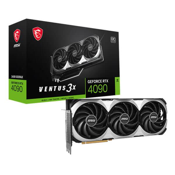 Buy MSI RTX 4090 Ventus 3X E OC 24GB GPU at best price-Mdcomputers.in